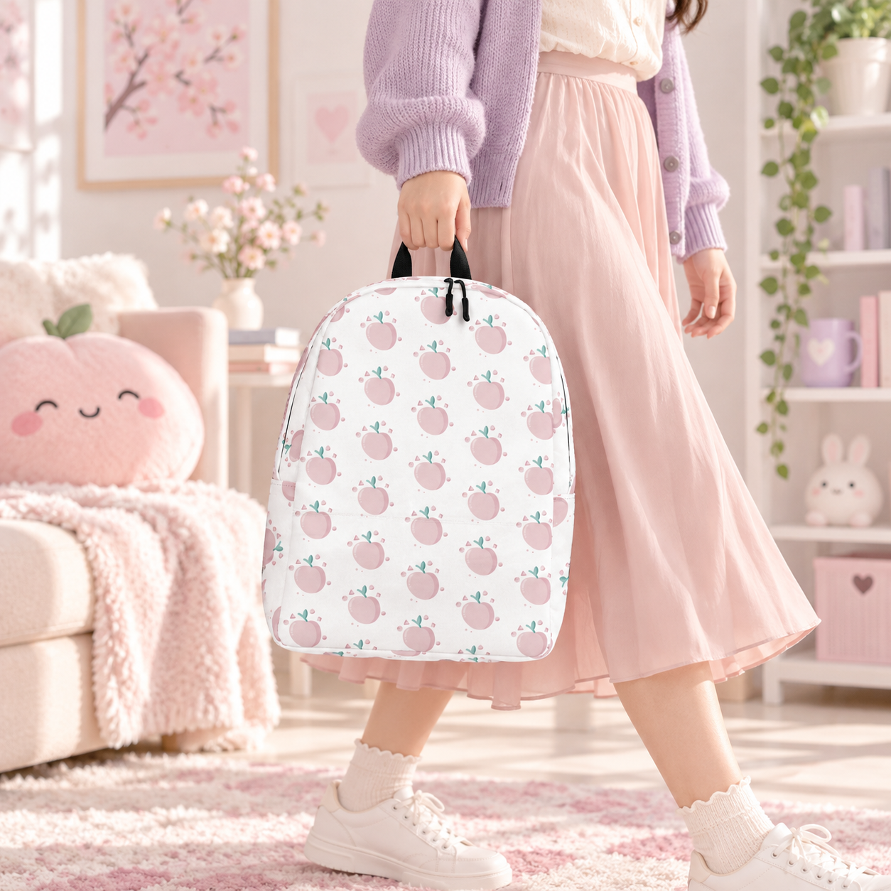 Peachy Joy Kawaii Backpack - Image 8