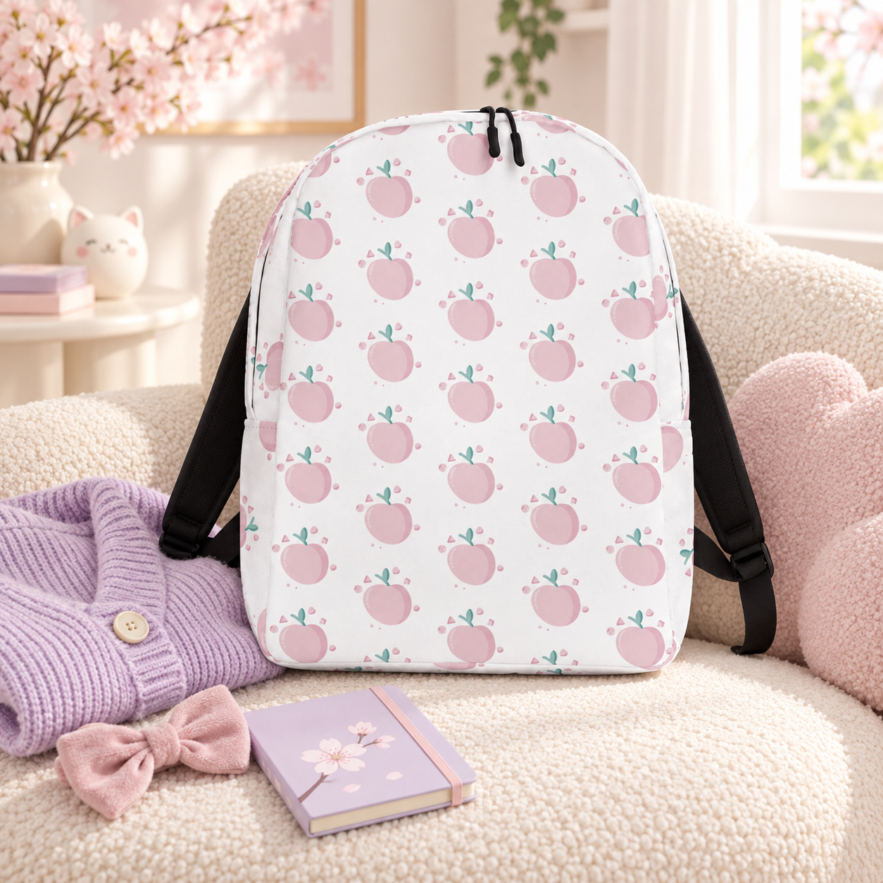 Peachy Joy Kawaii Backpack - Image 7