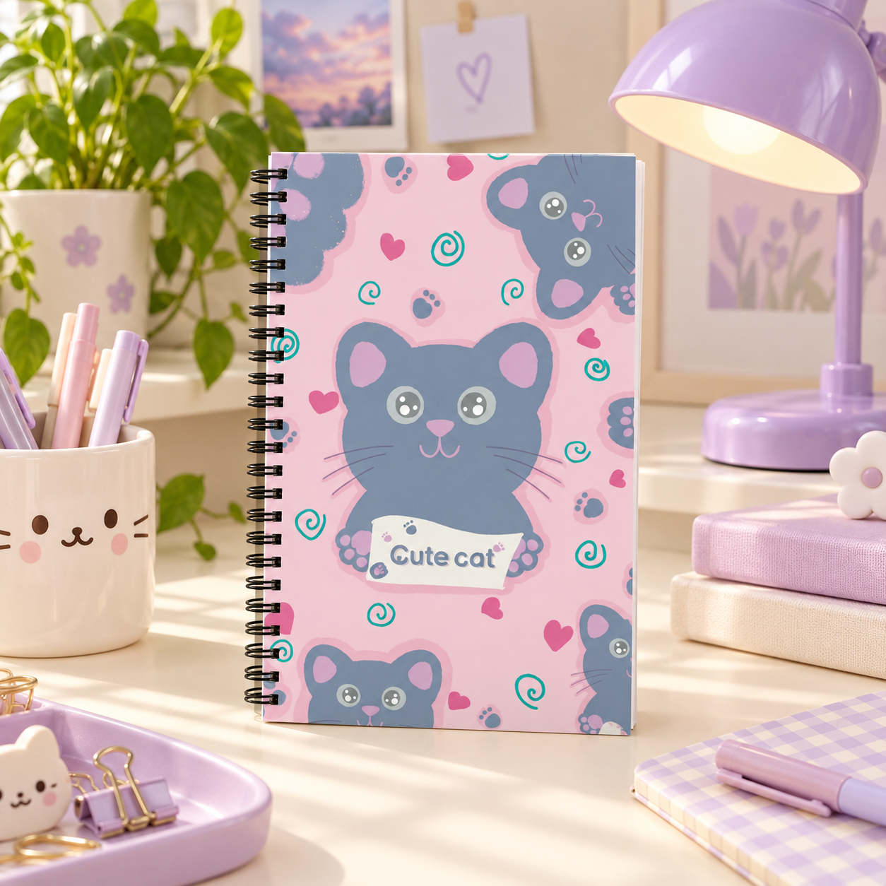 Kawaii Cat Notebook - Image 6