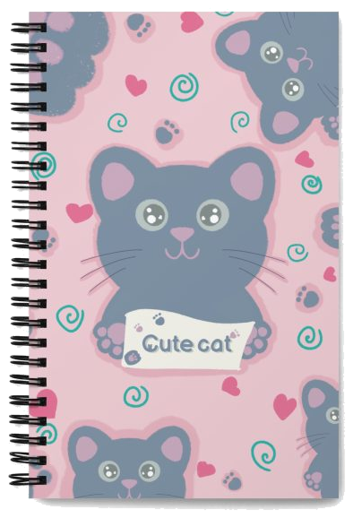 Kawaii Cat Notebook